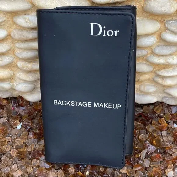 NWOT Christian Dior Beauty Black Backstage Makeup, Makeup Brush Travel Pouch. - Picture 3 of 6
